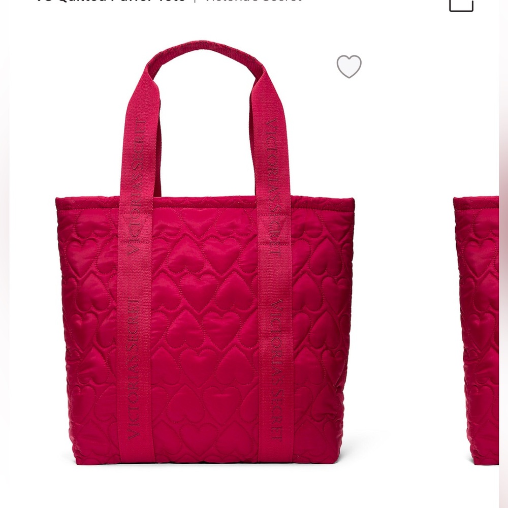 Victoria Secret Quilted Puffer Tote